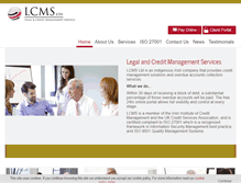 Tablet Screenshot of lcms.ie
