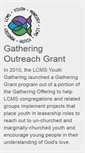 Mobile Screenshot of gatheringgrants.lcms.org